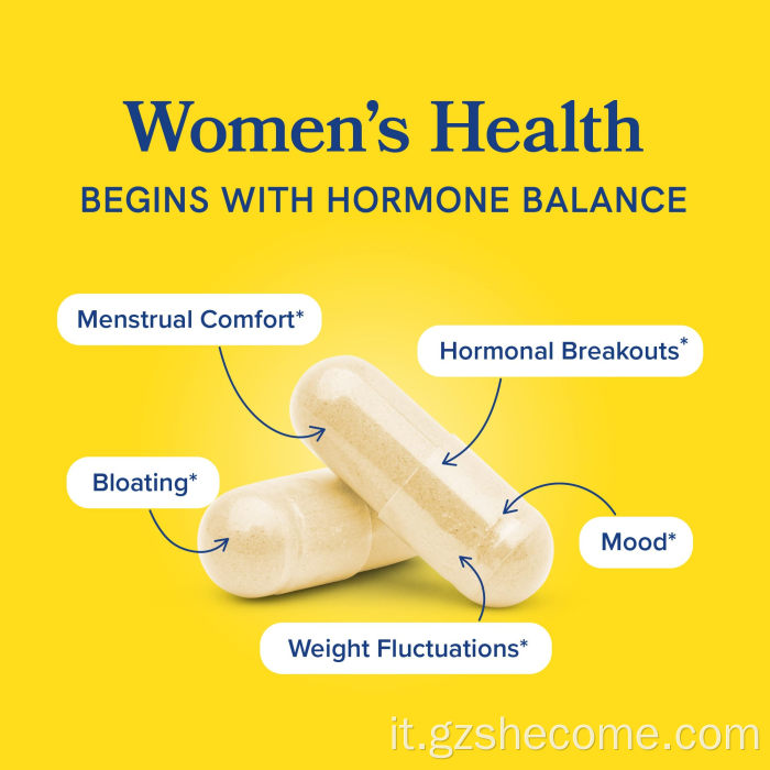 Equilibrio degli estrogeni Dim 200mg di pepe nero Dim Capsule